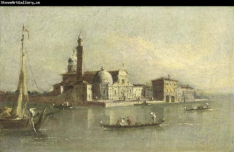 Giacomo Guardi View of the Isola di San Michele in Venice